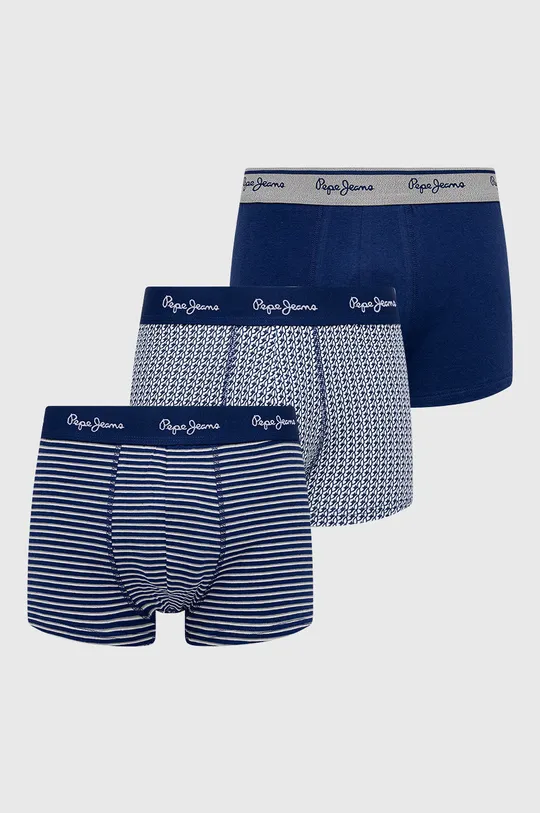 granatowy Pepe Jeans bokserki CARVER (3-pack) Męski