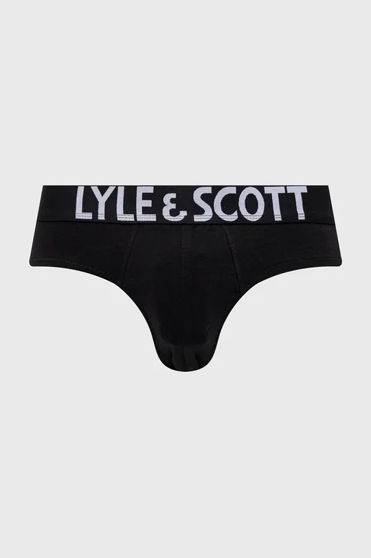 Lyle & Scott slipy RYDER (3-pack) czarny