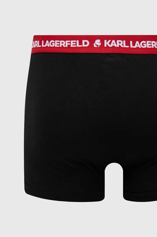 Boxerky Karl Lagerfeld (3-pak) červená