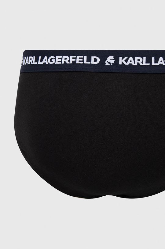 Karl Lagerfeld slipy (3-pack) 220M2121 granatowy