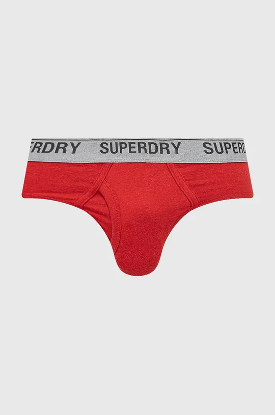 bordowy Superdry slipy (3-pack)