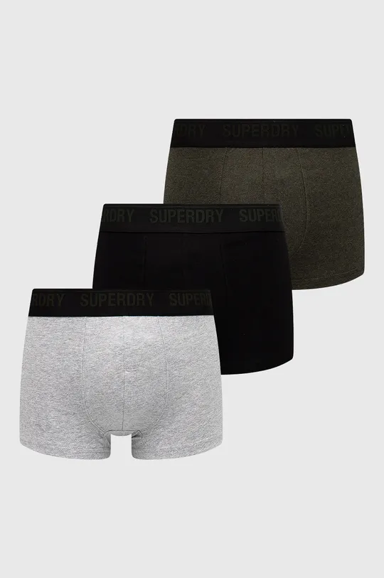 czarny Superdry bokserki (3-pack) Męski