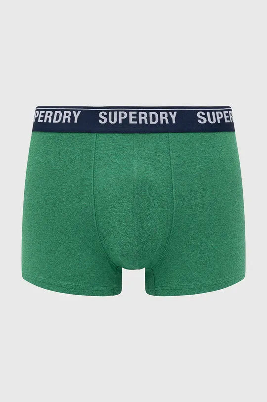 Superdry bokserki (3-pack) ciemny zielony