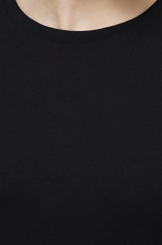 czarny United Colors of Benetton t-shirt piżamowy bawełniany