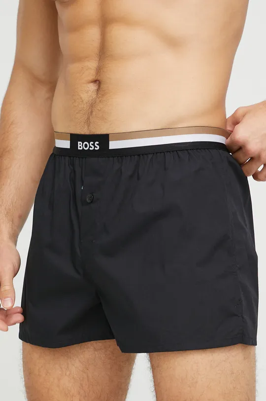 Bavlnené boxerky BOSS 2-pak ružová