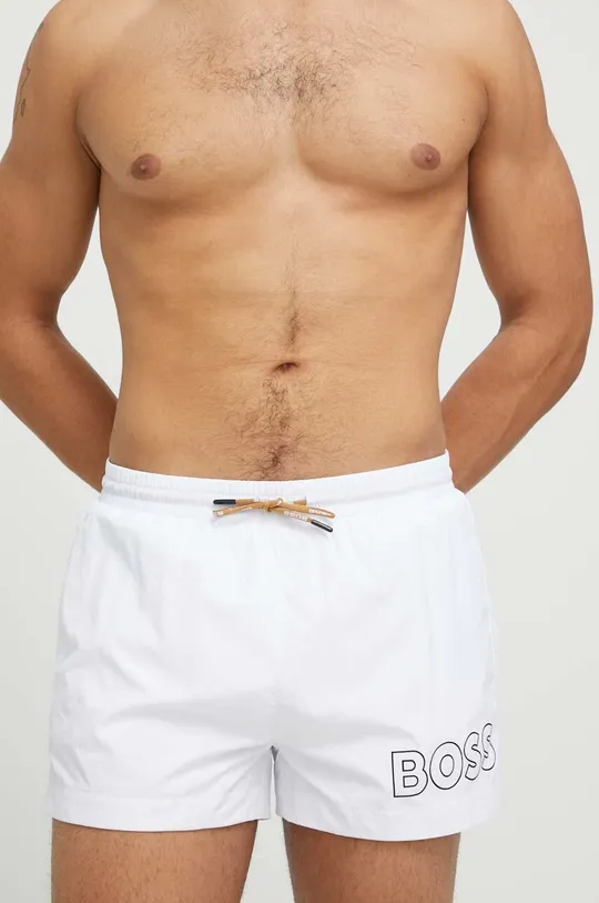bijela Kratke hlače za kupanje BOSS Muški