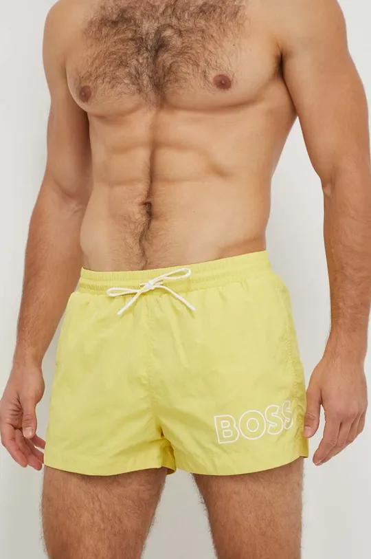 Kopalne kratke hlače BOSS rumena