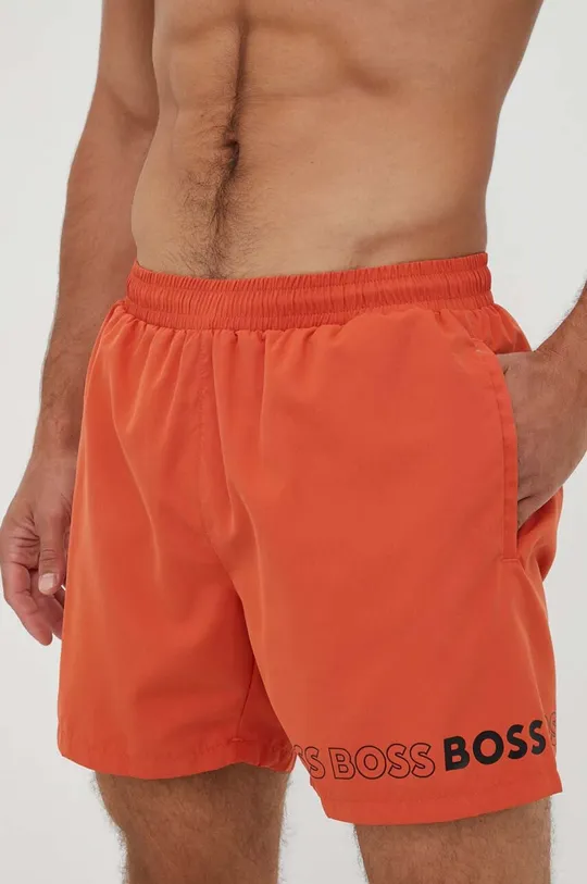 Plavkové šortky BOSS oranžová