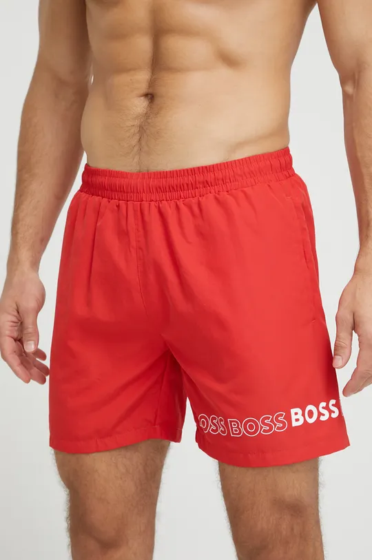 rdeča Kopalne kratke hlače BOSS