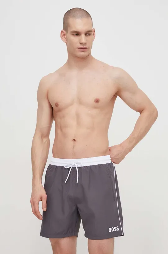 siva Kratke hlače za kupanje BOSS Muški