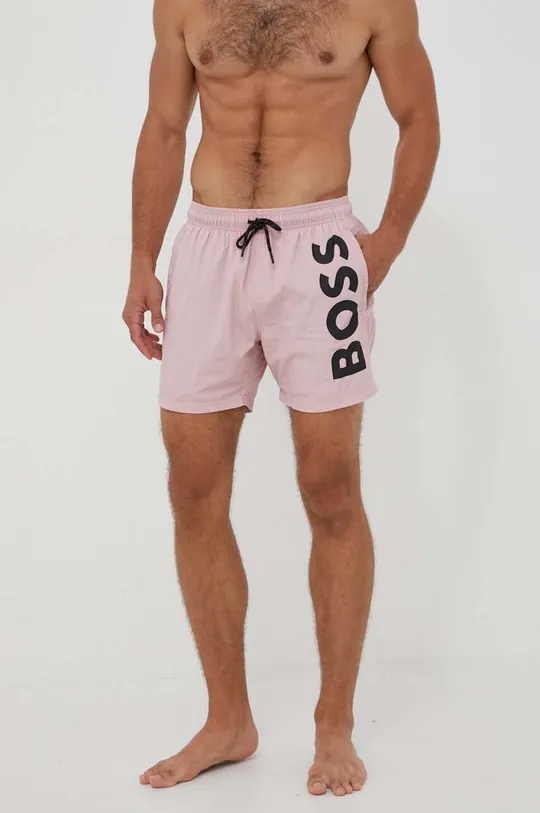 roza Kratke hlače za kupanje BOSS Muški