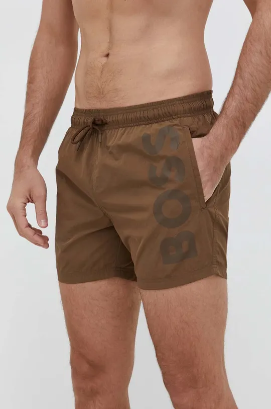 Kratke hlače za kupanje BOSS smeđa