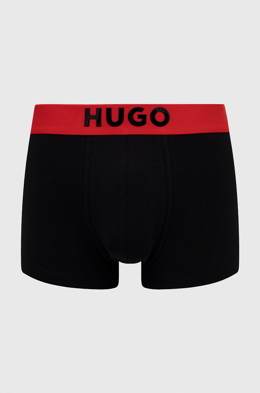 černá Boxerky Hugo Pánský