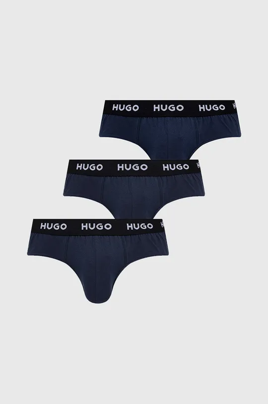 темно-синій Сліпи HUGO (3-pack) Чоловічий