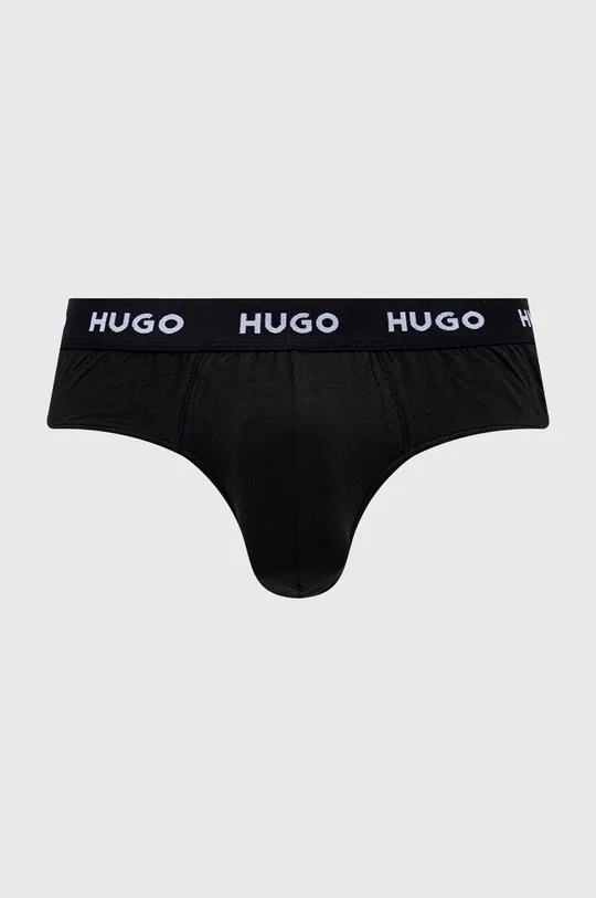 HUGO slipy (3-pack) 50469763 czarny