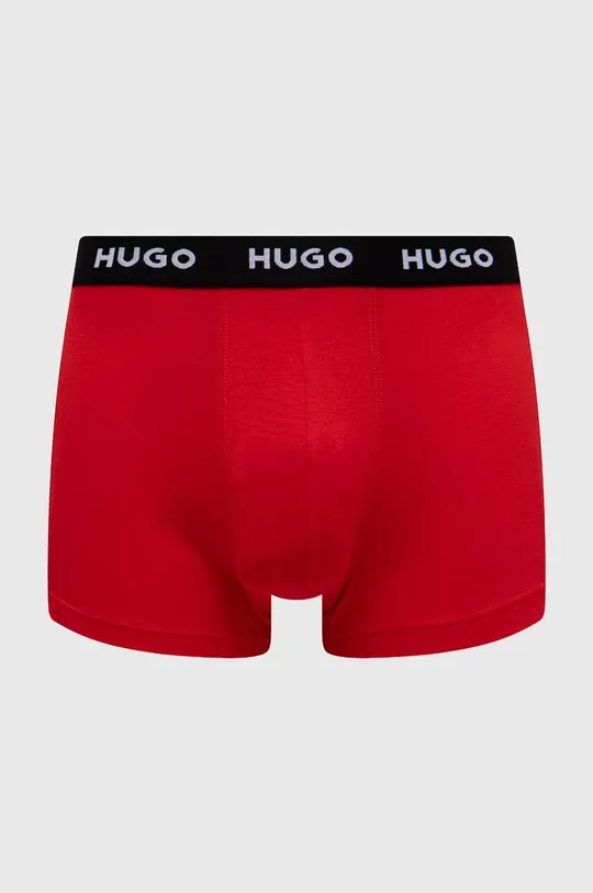 červená Boxerky HUGO 3-pak