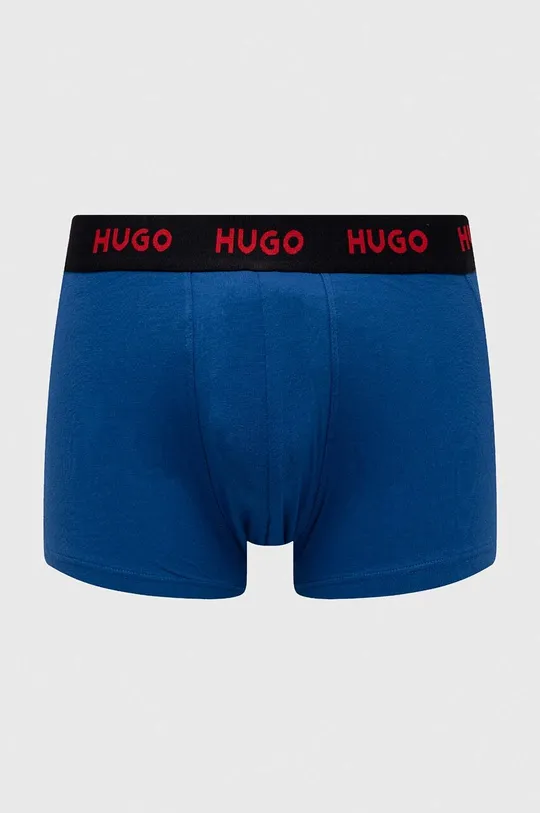 Боксеры HUGO 3 шт голубой