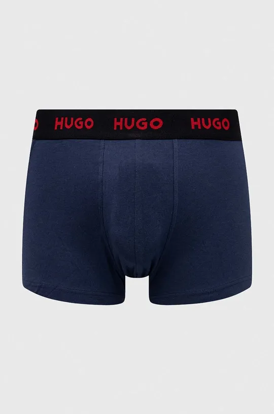 niebieski HUGO bokserki 3-pack