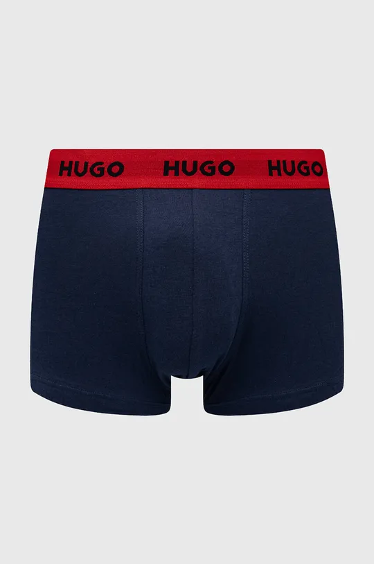 Боксеры HUGO 3 шт тёмно-синий