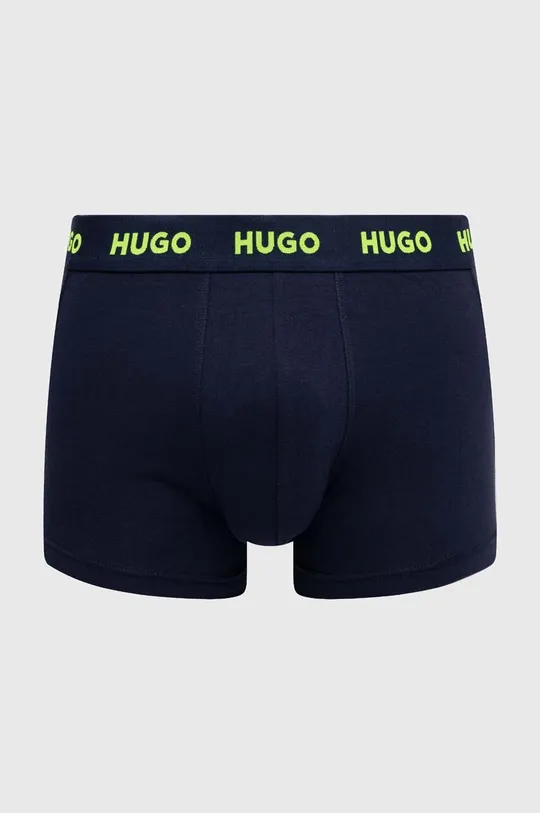 tmavomodrá Boxerky HUGO 3-pak