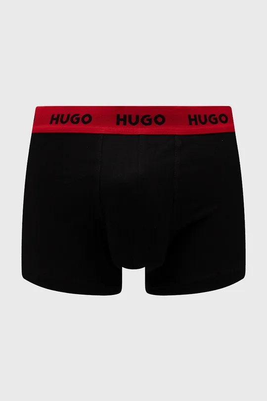 μαύρο Μποξεράκια HUGO 3-pack