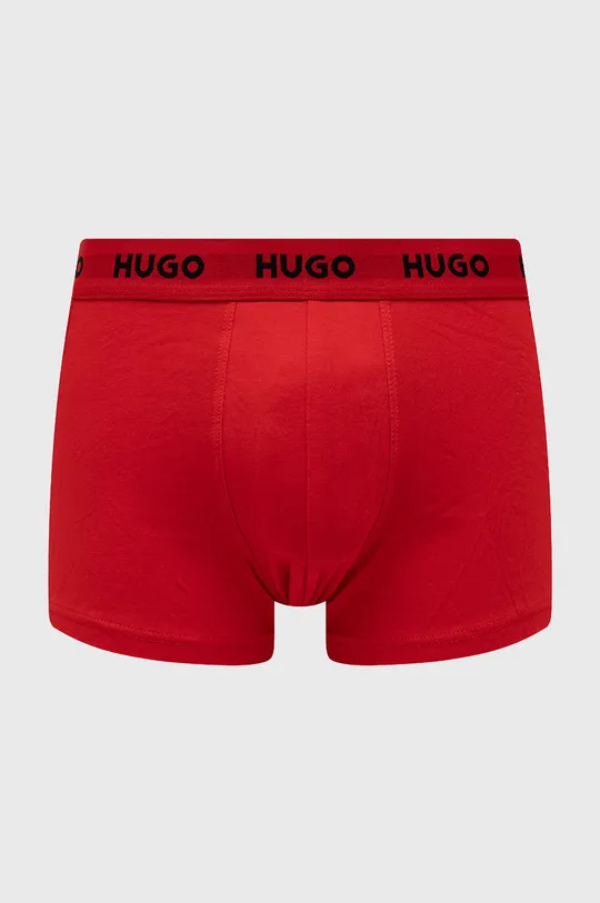 HUGO boxer pacco da 3 rosso