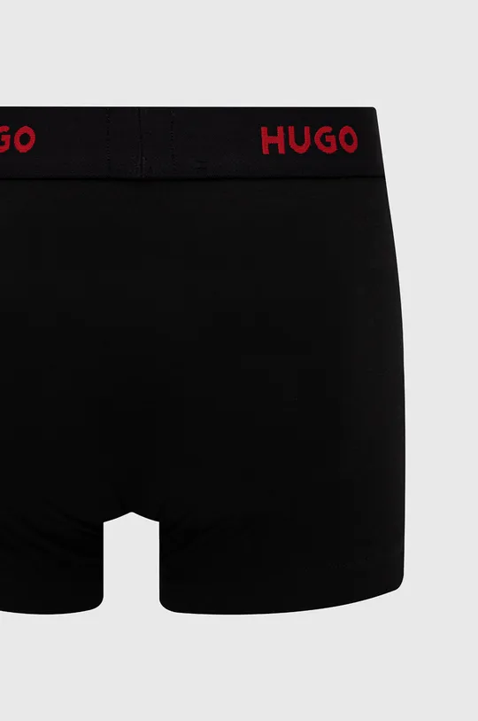 czarny HUGO bokserki (3-pack)