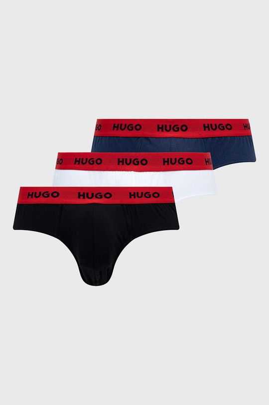 multicolor HUGO slipy (3-pack) 50469783 Męski