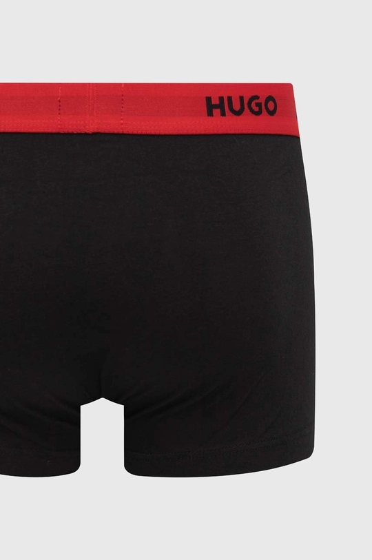 HUGO boxer pacco da 3 nero