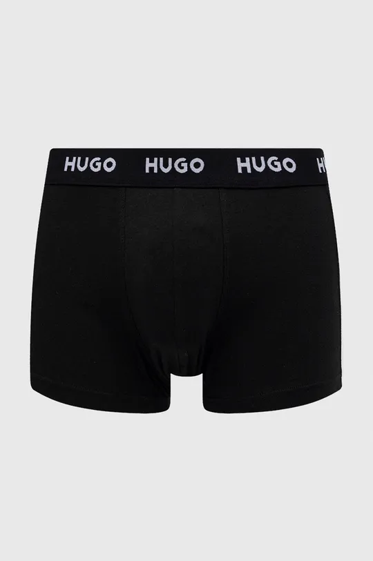 Боксери HUGO (3-pack) чорний