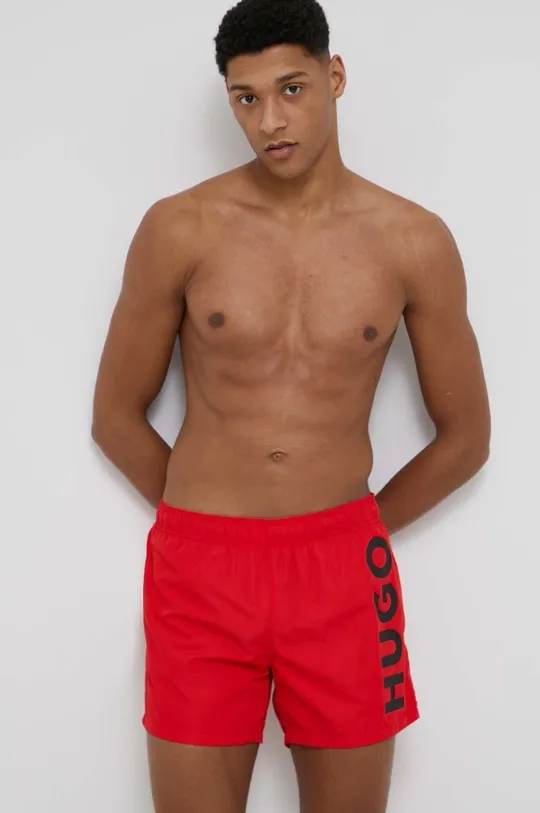 crvena Kratke hlače za kupanje Hugo Muški