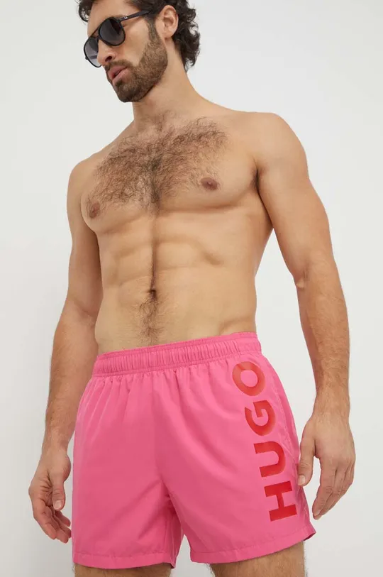 розовый Купальные шорты HUGO Мужской