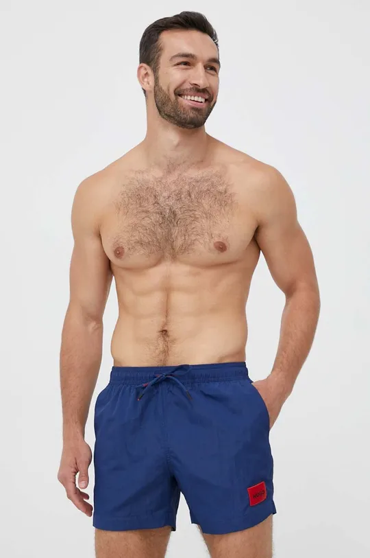 Kratke hlače za kupanje HUGO mornarsko plava