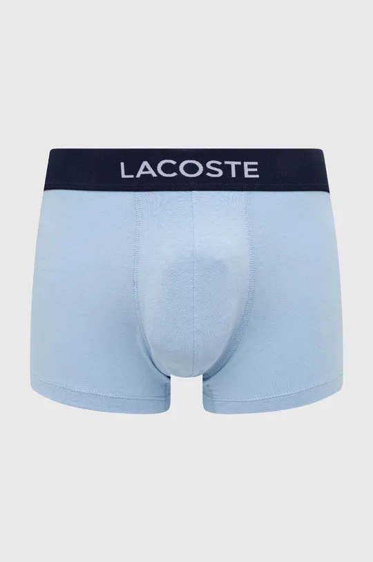 tmavomodrá Boxerky Lacoste 3-pak