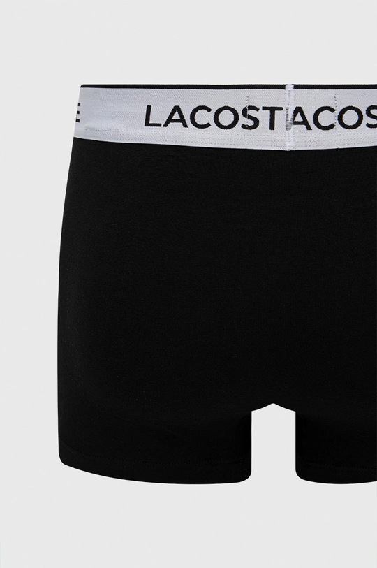 Lacoste bokserki (3-pack) 5H8385 Materiał zasadniczy: 95 % Bawełna, 5 % Elastan, Ściągacz: 9 % Elastan, 69 % Poliamid, 22 % Poliester