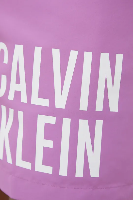 fioletowy Calvin Klein szorty kąpielowe