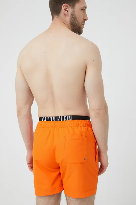 Kratke hlače za kupanje Calvin Klein narančasta