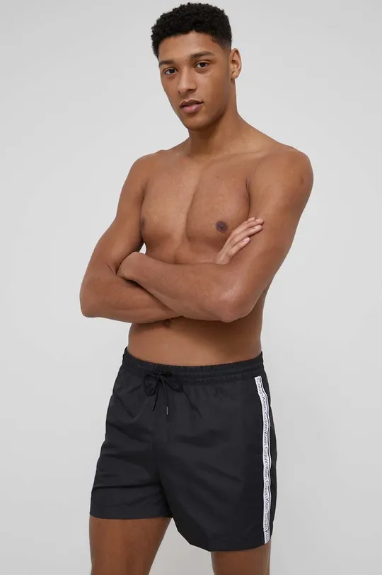 czarny Calvin Klein szorty kąpielowe Męski