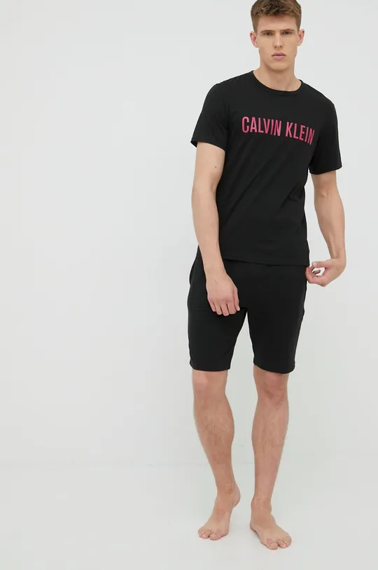 Σορτς πιτζάμας Calvin Klein Underwear μαύρο