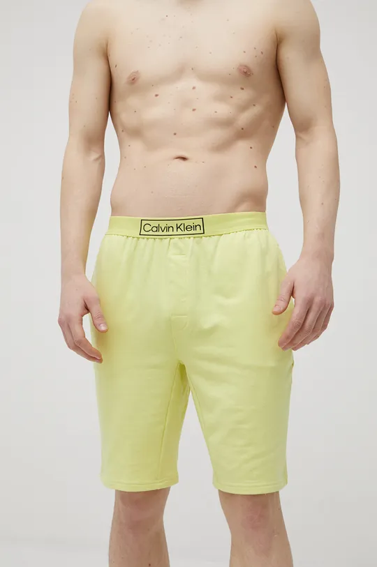 κίτρινο Σορτς πιτζάμας Calvin Klein Underwear Ανδρικά