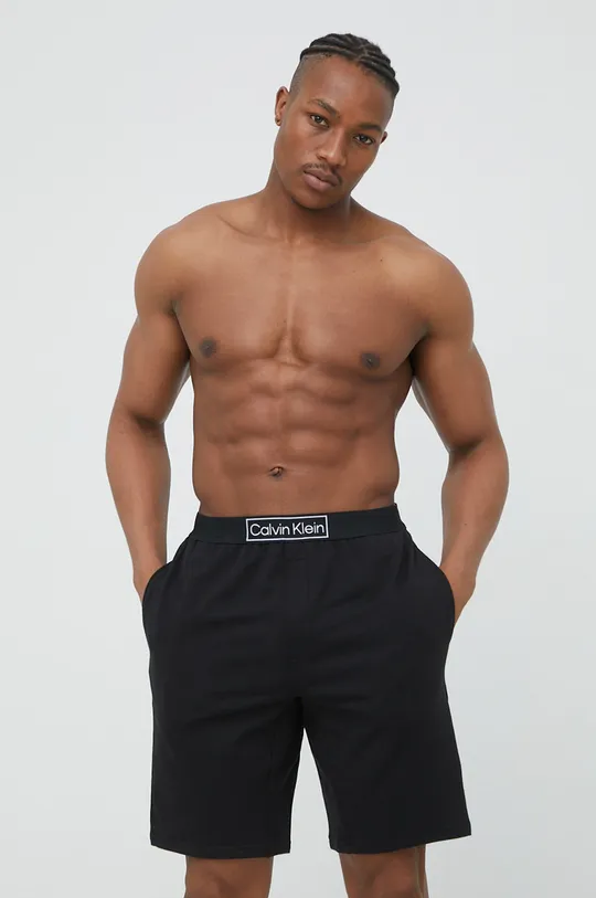 črna Pižama kratke hlače Calvin Klein Underwear Moški