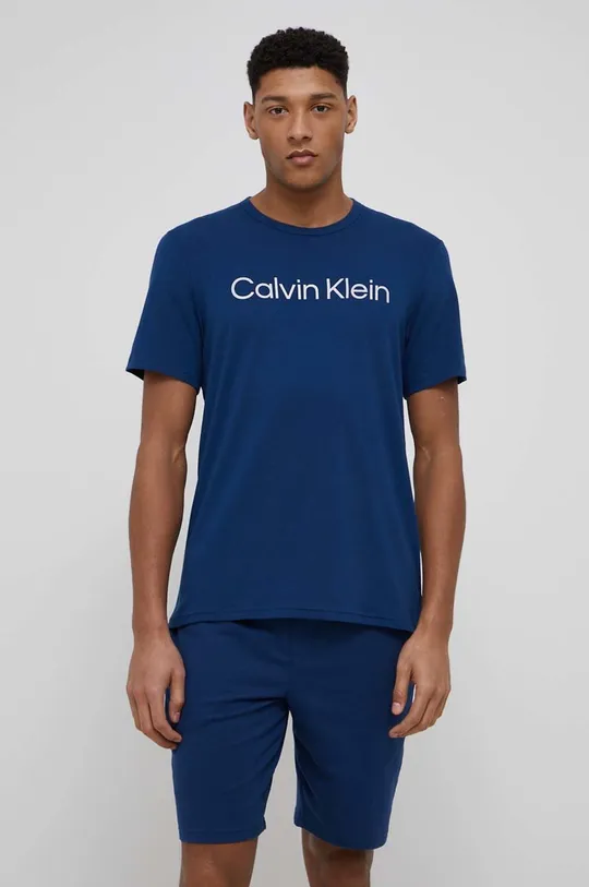 Pyžamové šortky Calvin Klein Underwear tmavomodrá