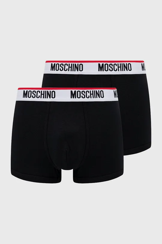 μαύρο Μποξεράκια Moschino Underwear (2-pack) Ανδρικά