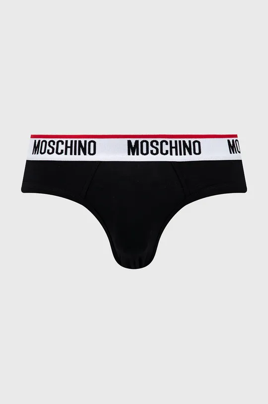 Slipy Moschino Underwear (2-pak) čierna