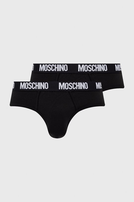 czarny Moschino Underwear slipy (2-pack) Męski