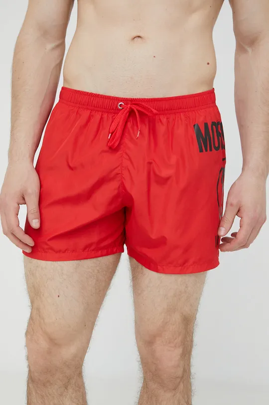 Moschino Underwear szorty kąpielowe czerwony