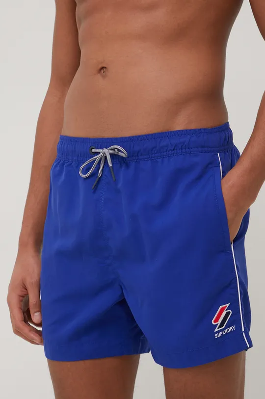 Kratke hlače za kupanje Superdry plava