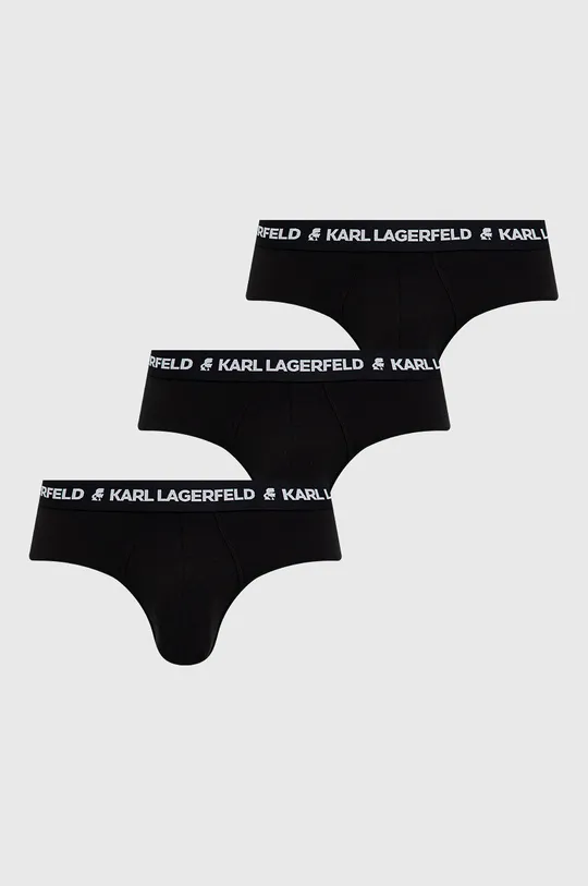 czarny Karl Lagerfeld slipy (3-pack) 211M2103.51 Męski