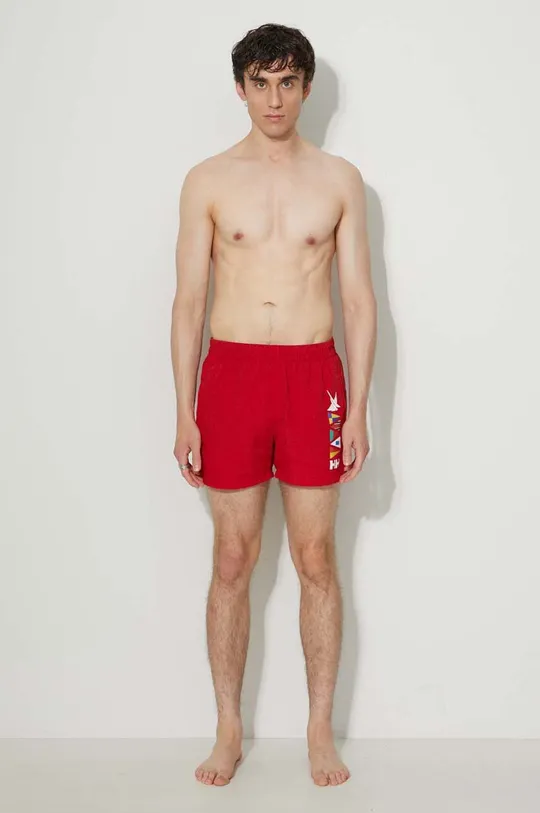 Helly Hansen swim shorts red
