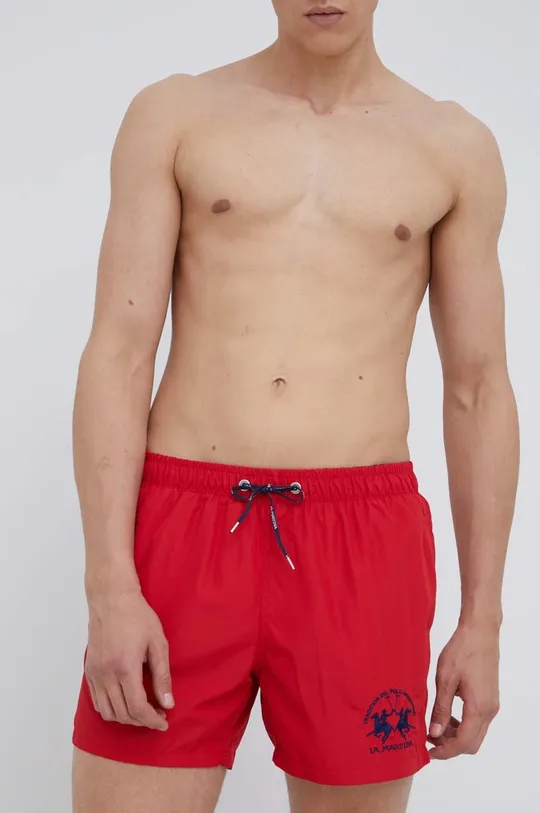 crvena Kratke hlače za kupanje La Martina Muški